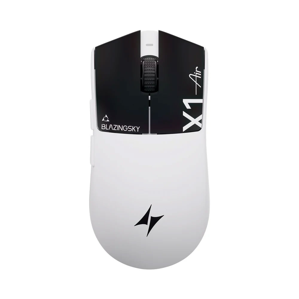 Chuột Gaming Không Dây ATK Blazing Sky X1 AIR+ V2 Dual-Mode (Shadow White)