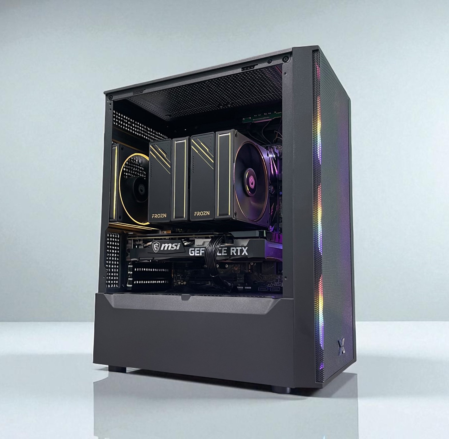 PC Đồ họa HMPC Frozn | Intel Core I5 14600KF\ RTX 3060 12G\ B760 \ RAM 32GB\ SSD 1TB