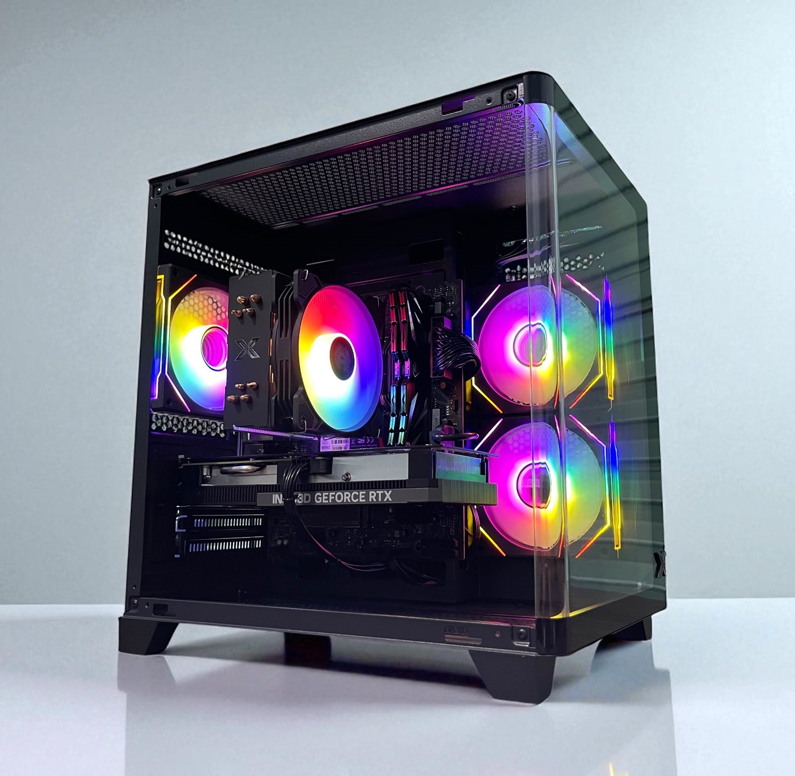 PC Gaming HMPC Pano | Intel Core I5 13400F\ RTX 4060 8G\ B760 \ RAM 32GB\ SSD 1TB