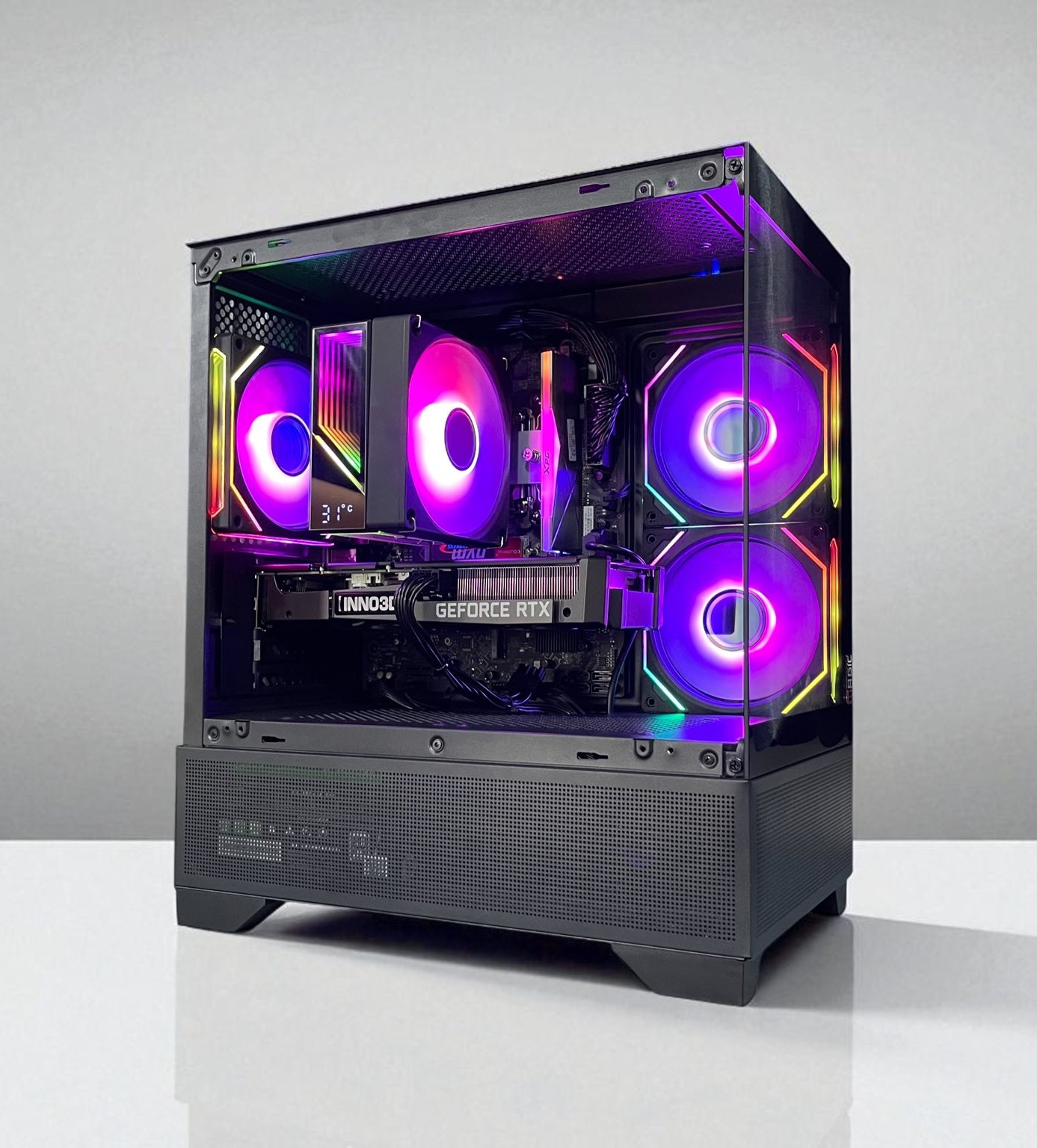 PC Gaming HMPC Air | Intel Core I5 12400F\ RTX 3060 12G\ B760 \ RAM 16GB\ SSD 512GB