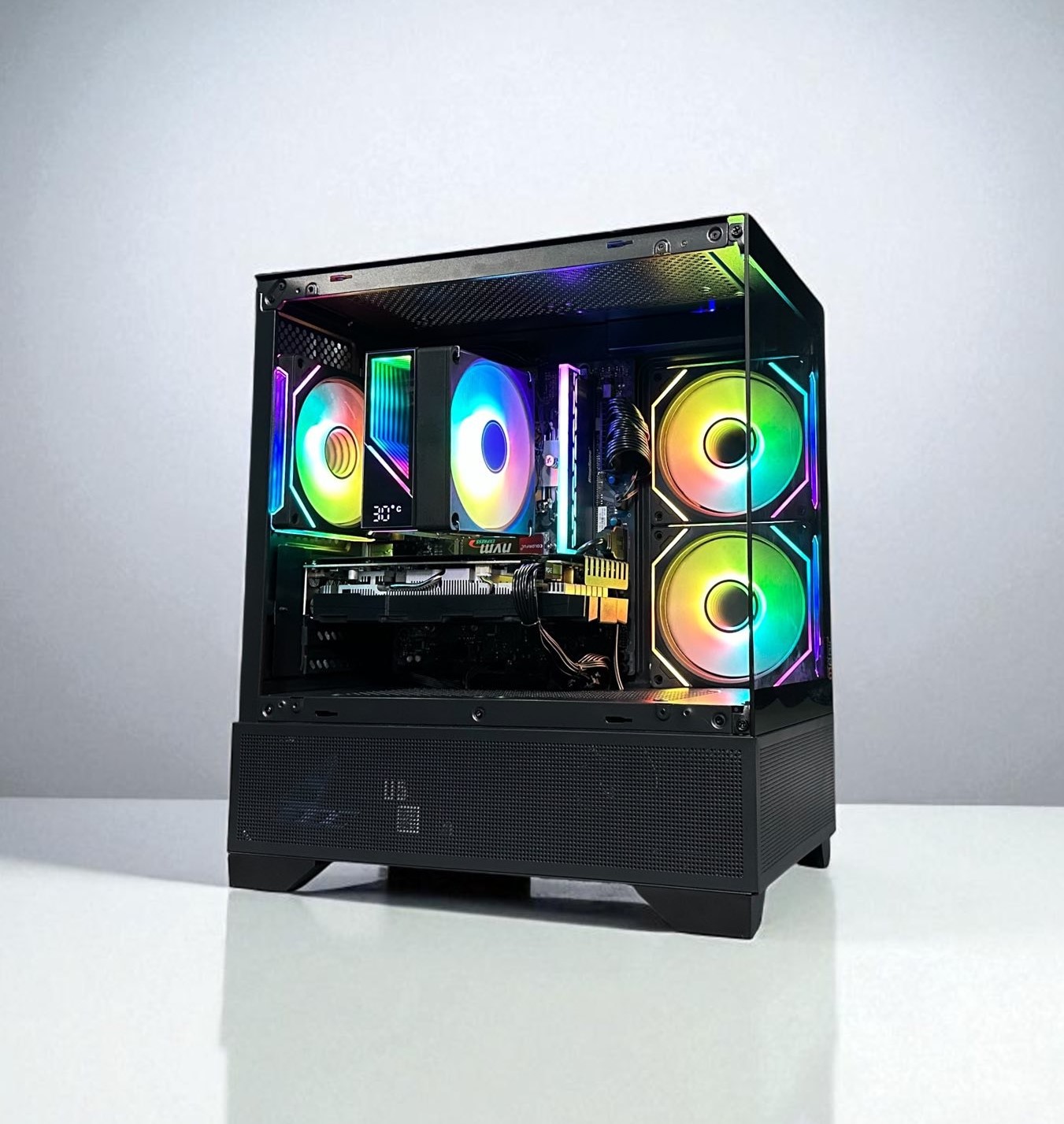 PC Gaming HMPC Air 2 | Intel Core I5 12400F\ GTX 1660 Super\ B760 \ RAM 16GB\ SSD 512GB