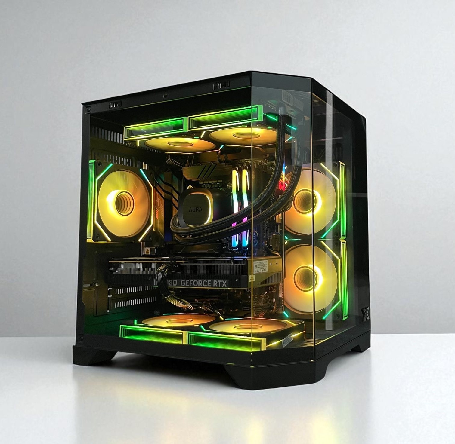 PC Gaming HMPC Cubi | Intel Core I5 14400F\ RTX 5060 8G\ B760 \ RAM 32GB\ SSD 512GB