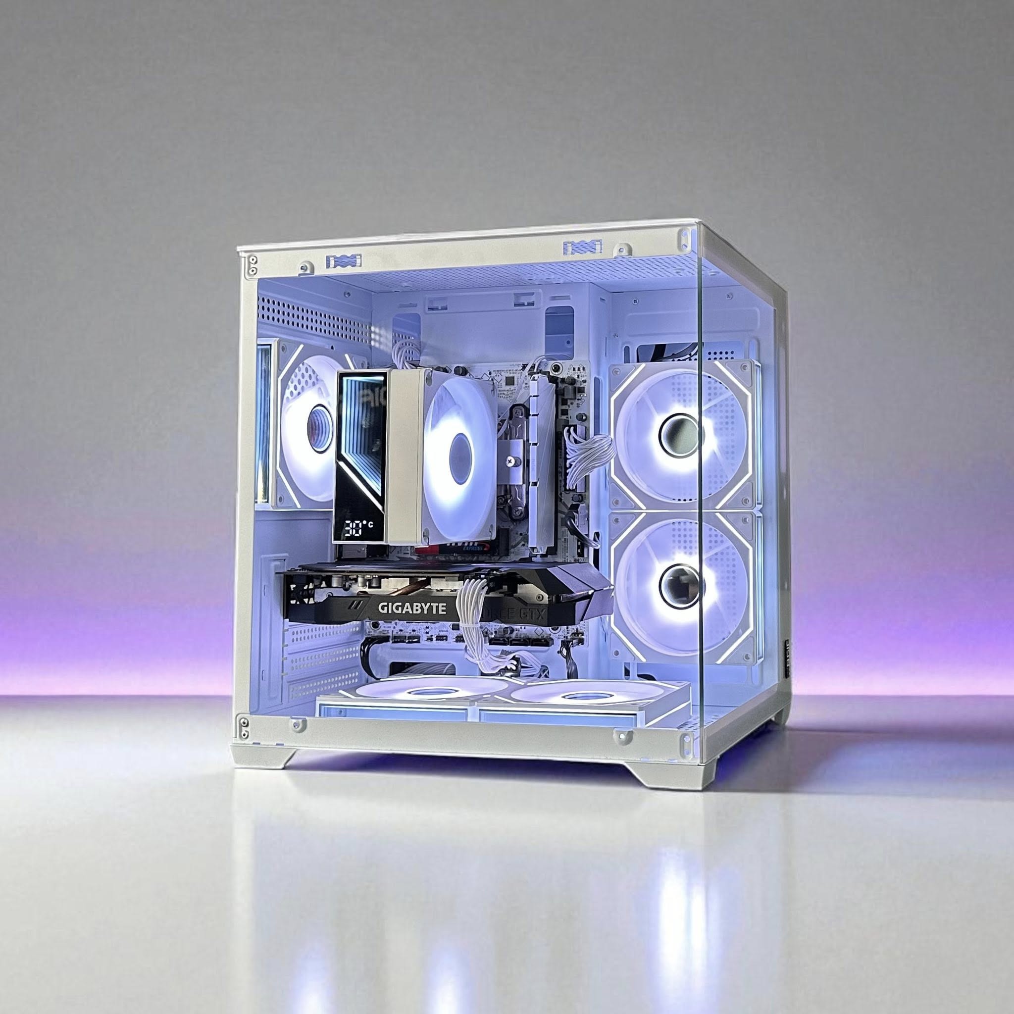 PC Gaming HMPC Super White | Intel Core I5 12400F \ GTX 1660 Super 6G NEW H610 \ RAM 16GB\ SSD 512GB