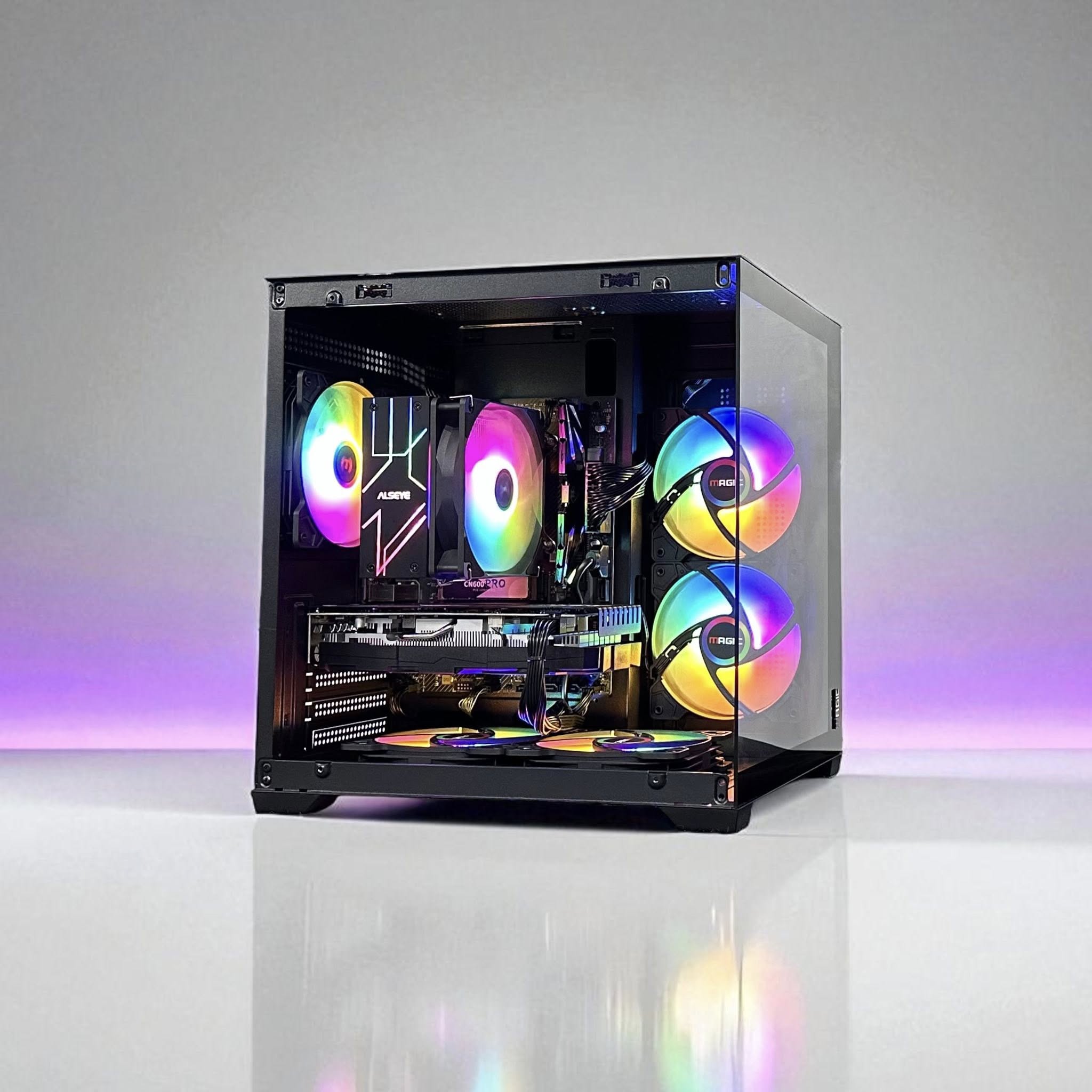 PC Gaming HMPC Aqua | Intel Core I5 12400F \ GTX 1660 Super 6GB \ H610 \ RAM 16GB\ SSD 512GB