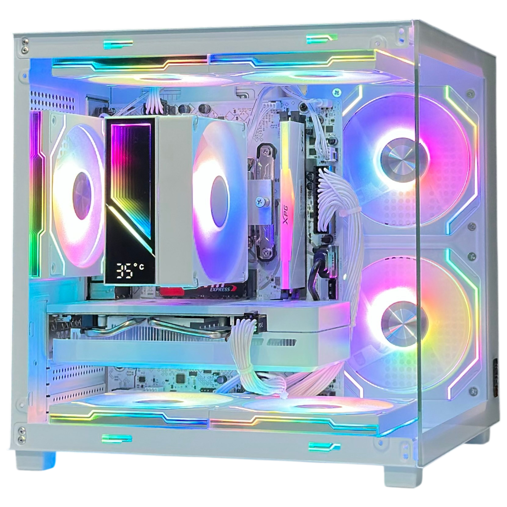 PC Gaming HMPC Aqua Elite | Intel Core I5 12400F \ RX 580 8GB \ B760 ...