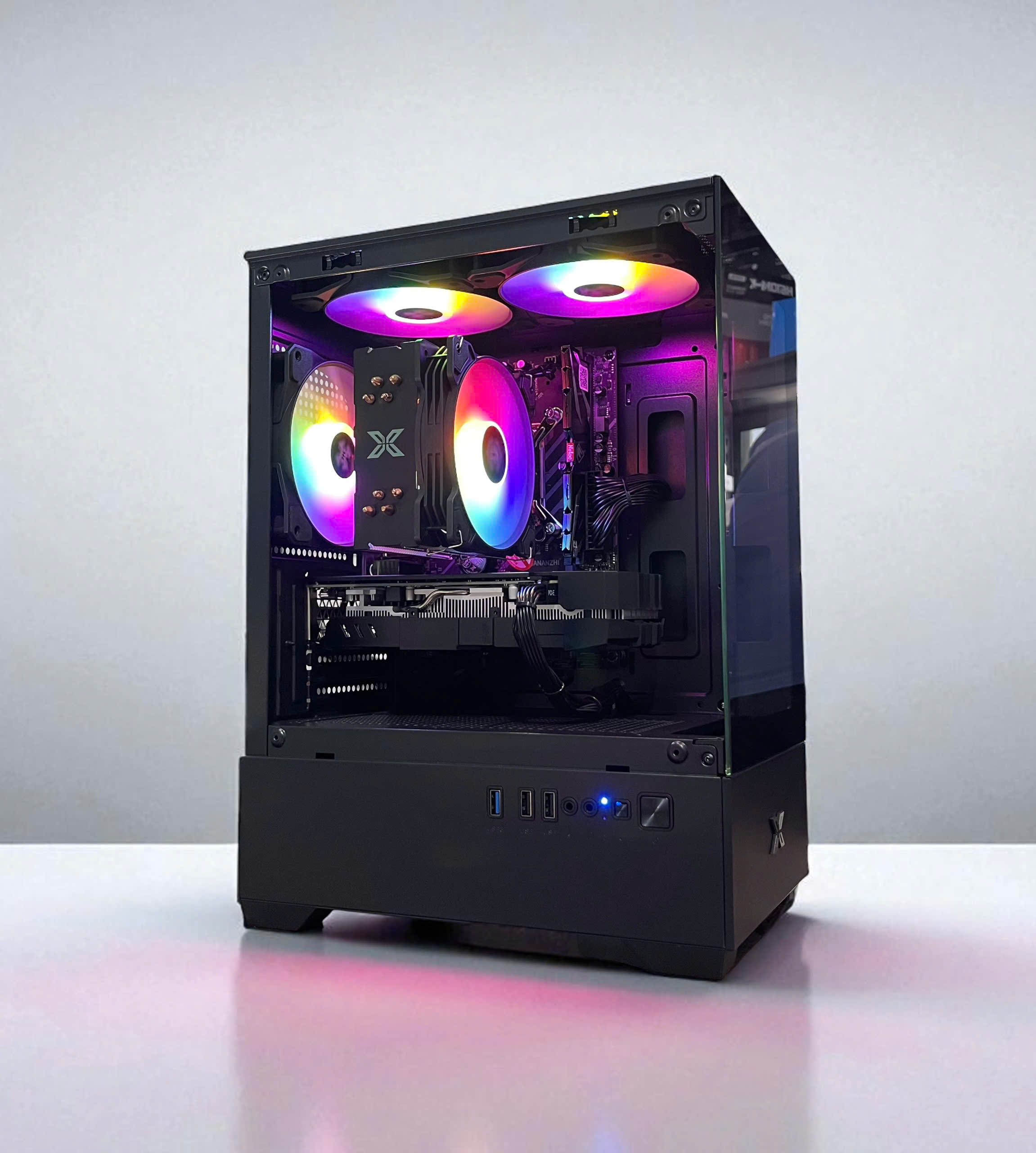 PC Gaming HMPC Standard | Intel Core I3 12100F\ RX 580 8GB\ H610 \ RAM 16GB\ SSD 256GB