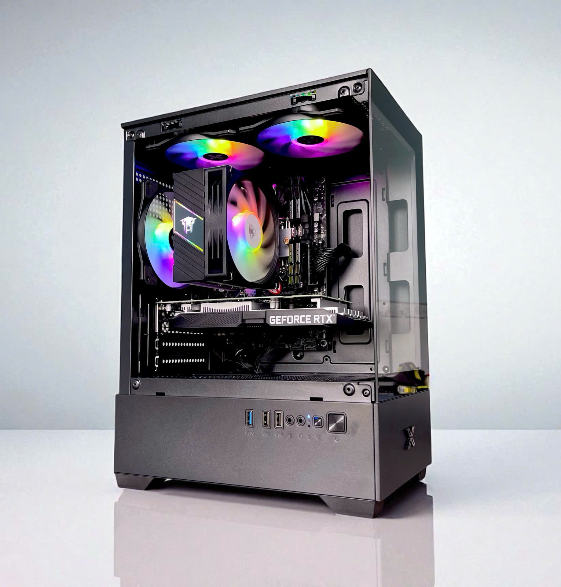 PC Gaming HMPC Basic | Intel Core I3 12100F\ RTX 3050 6GB\ H610 \ RAM 16GB\ SSD 2566GB