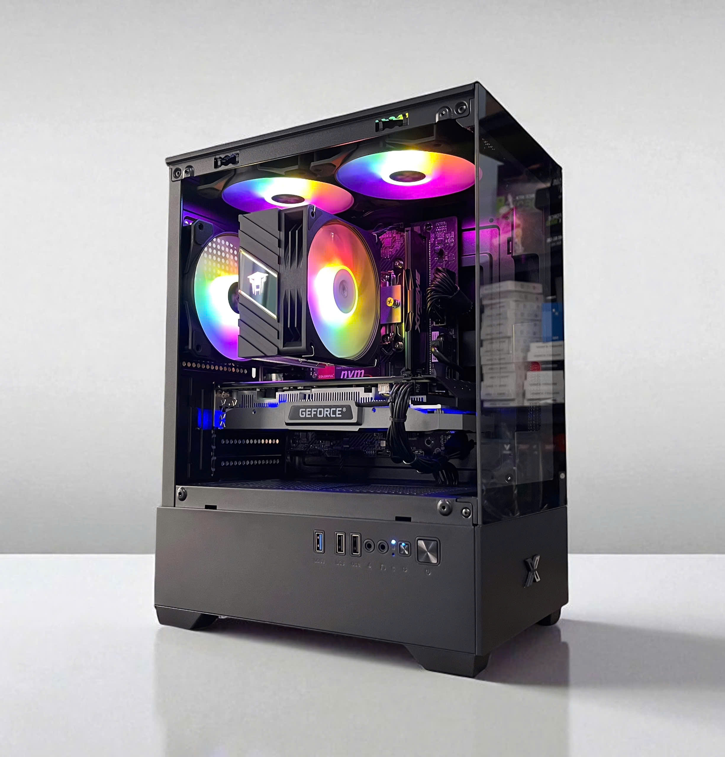 PC Gaming HMPC Small Bear | Intel Core I5 12400F\ GTX 1660 Super 6GB Bullk New \ H610 \ RAM 16GB\ SSD 256GB