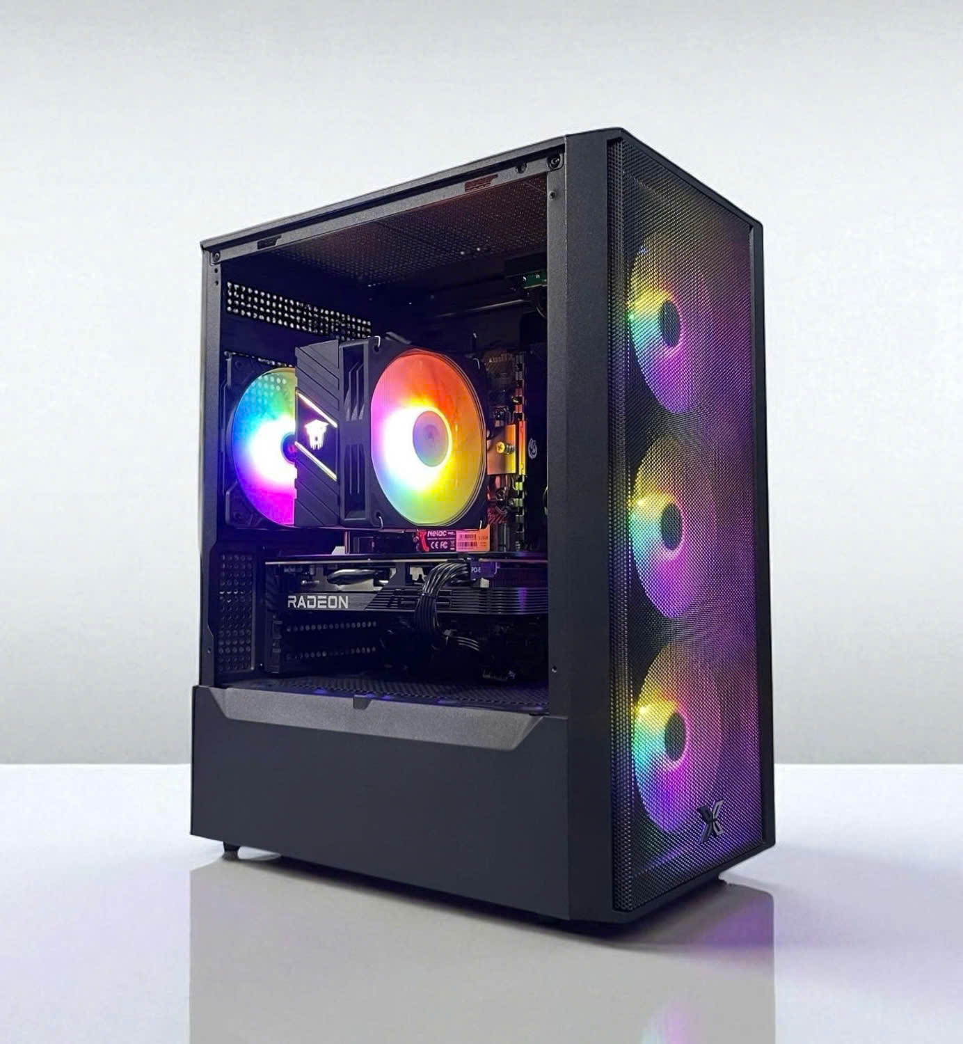 PC Gaming HMPC Radeon Storm | Intel Core I5 12400F\ RX 6600 8GB\ H610 \ RAM 16GB\ SSD 512GB