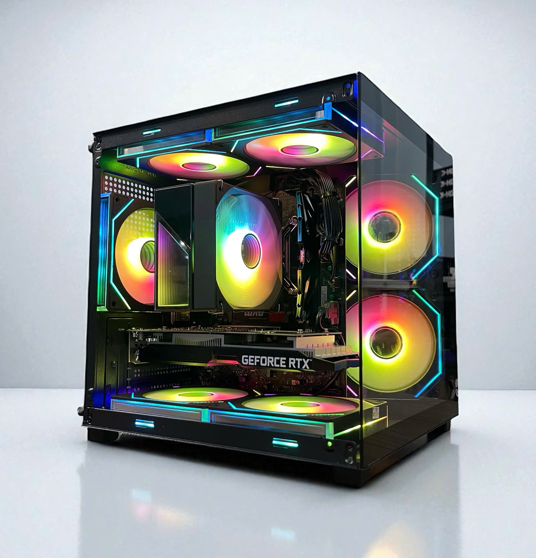PC Gaming HMPC NANO | Intel Core I5 12400F\ RTX 3050 6GB\ B760 \ RAM 16GB\ SSD 512GB