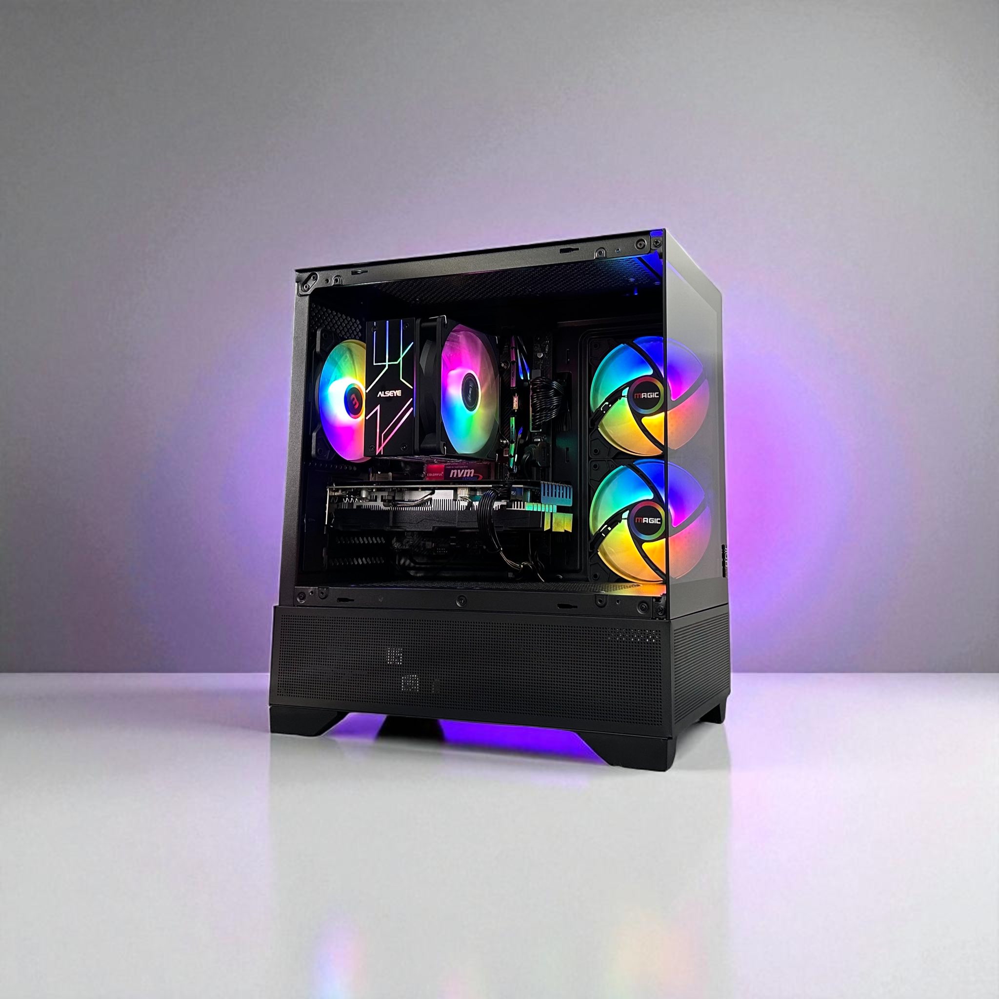 PC Gaming HMPC Ninja | Intel Core I5 12400F\ GTX 1660 Super\ H610 \ RAM 16GB\ SSD 512GB