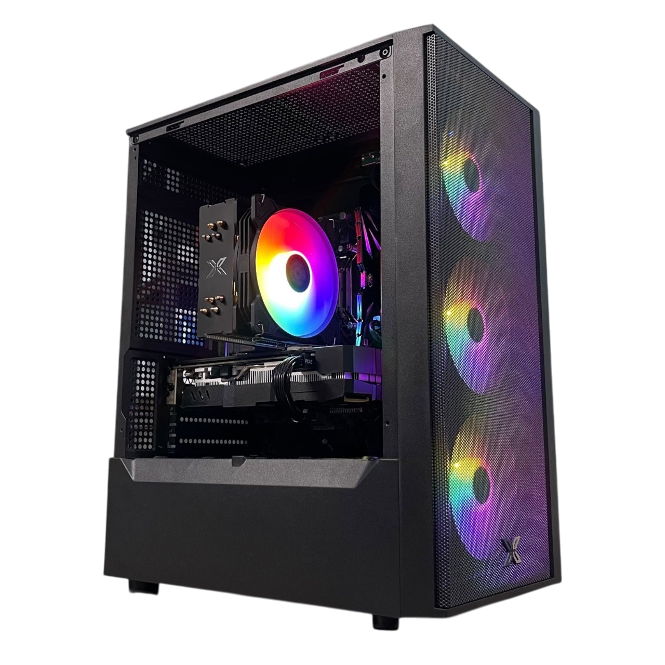 PC Gaming HMPC EVO | Intel Core I5 12400F\ RX 580 8GB \ H610 \ RAM 16GB\ SSD 256GB