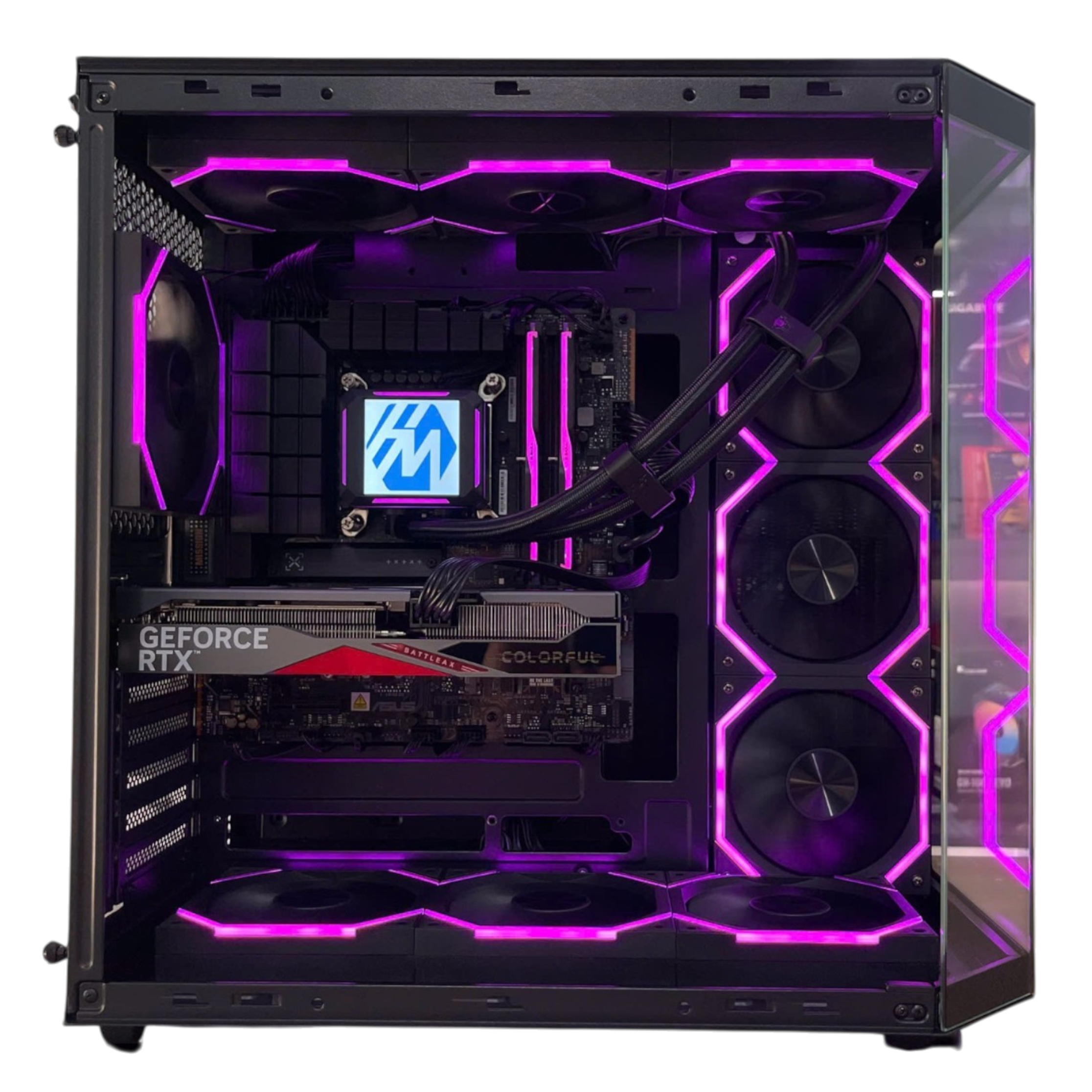 PC Gaming HMPC Fighting | Intel Core I5 14400F\ RTX 4060 8G\ B760M WIFI D5 \ RAM 32GB 6400MHz \ SSD 1TB