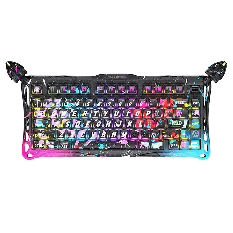 Bàn phím GravaStar Mercury V75 Pro Special Edition - Neon Graffiti