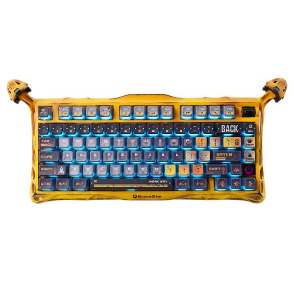 Bàn phím cơ GravaStar Mercury K1 Pro Battle - Worn Yellow - ảnh 6