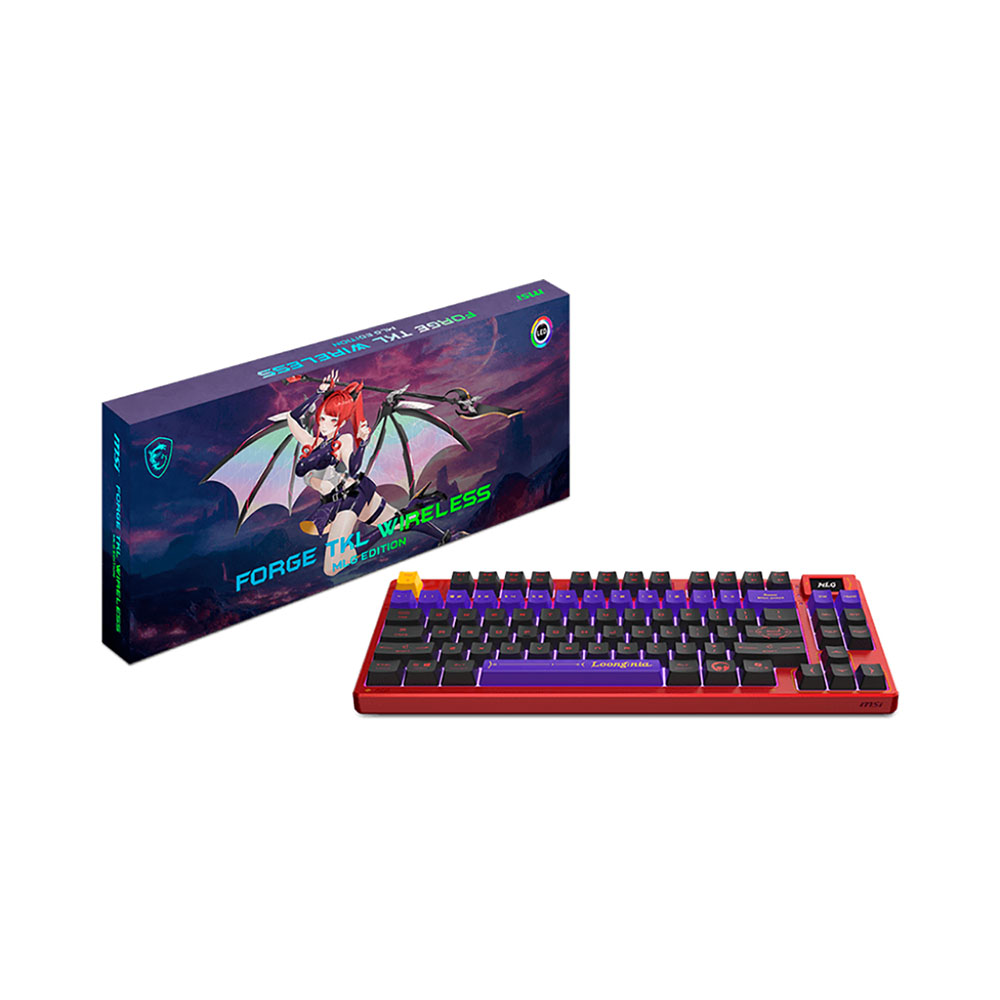 Bàn phím cơ MSI FORGE TKL WIRELESS MLG EDITION