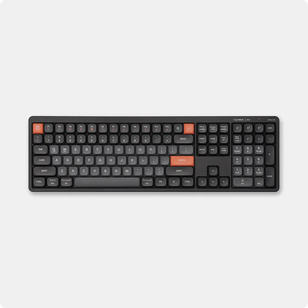 Bàn phím không dây HyperWork SilentKey HPW-TS01-BLK Đen