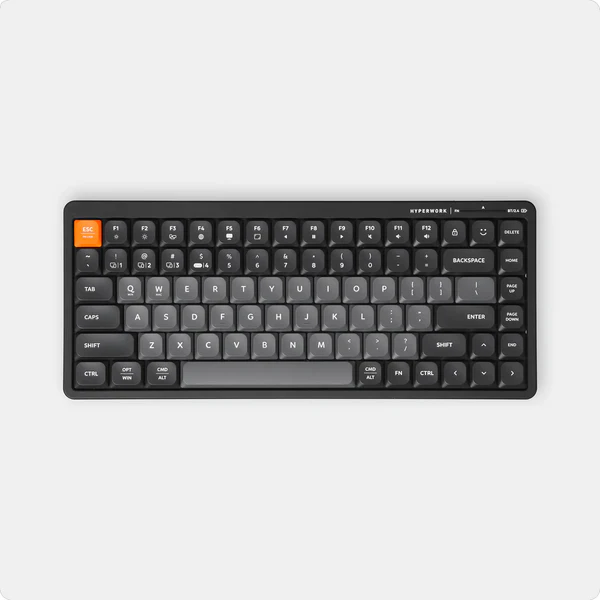 Bàn phím không dây HyperWork SilentKey Mini HPW-TS01M-BLK Đen