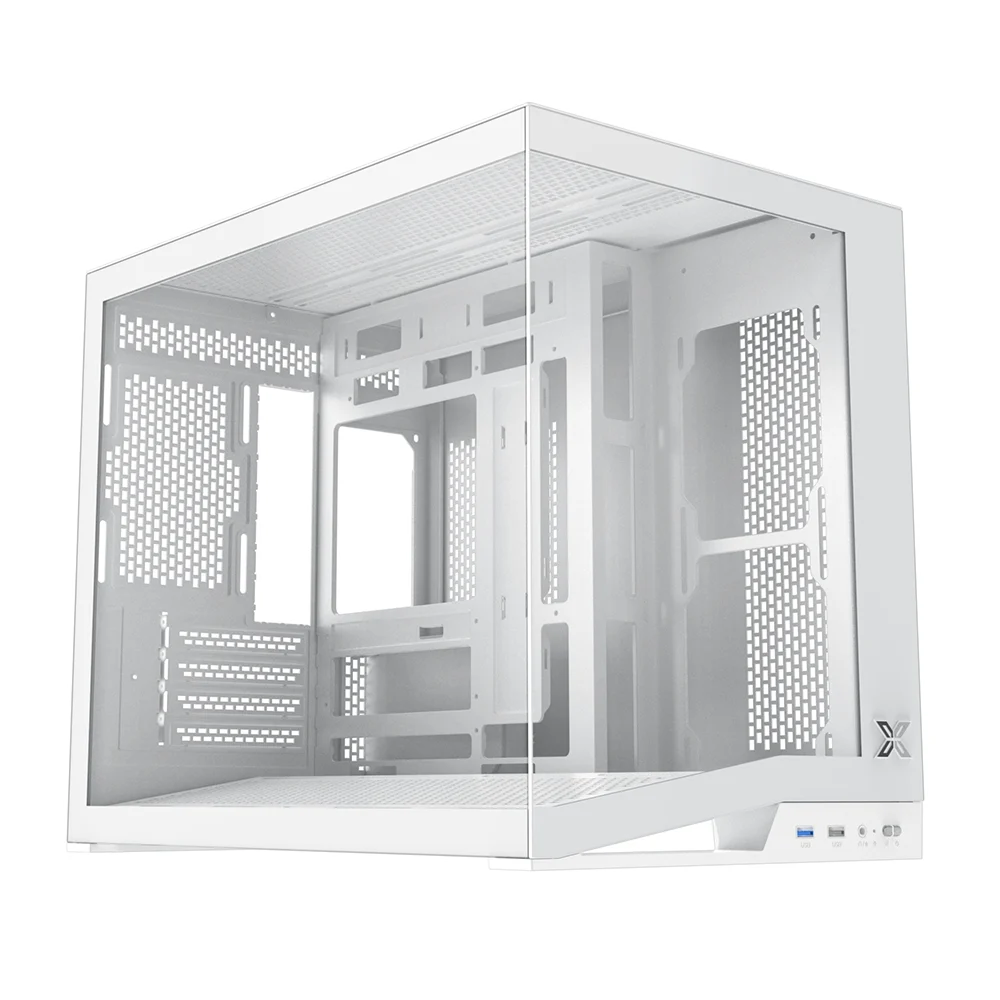 Thùng máy Xigmatek Dynamic ML M-ATX (Không Kèm Fan) (EN91141) | Micro-ATX, Mini-ITX, GPU 410mm, Trắng