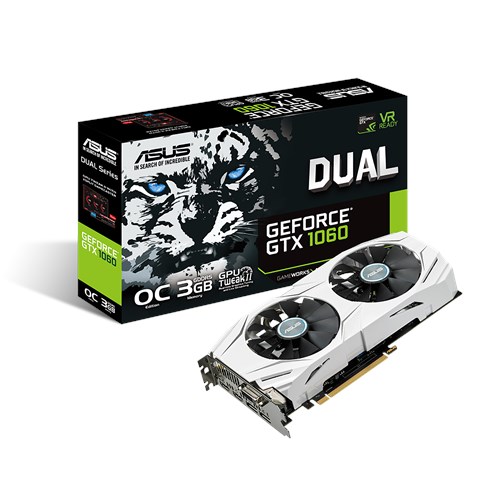 CARD MÀN HÌNH GTX 1060 6GB 2 FAN ASUS QSD - ảnh sản phẩm tại HMPC Store