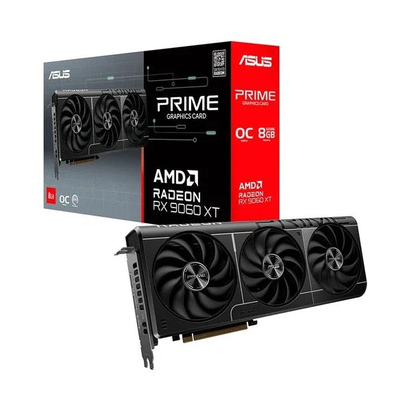 Card màn hình ASUS PRIME Radeon RX 9060 XT OC Edition 8GB GDDR6