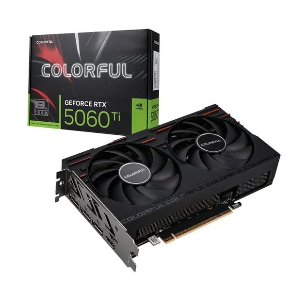 Card màn hình Colorful GeForce RTX 5060 Ti Gaming DUO 8GB-V | 8GB GDDR7, 3x DisplayPort, HDMI
