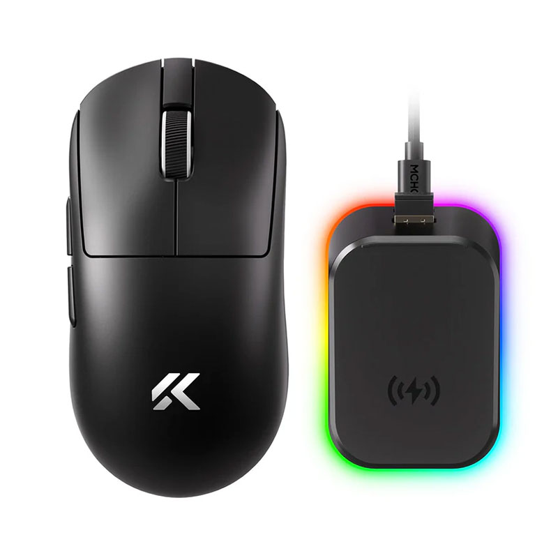 Chuột Gaming MCHOSE A7 V2 Ultra Plus Wireless - Black - 3 Modes