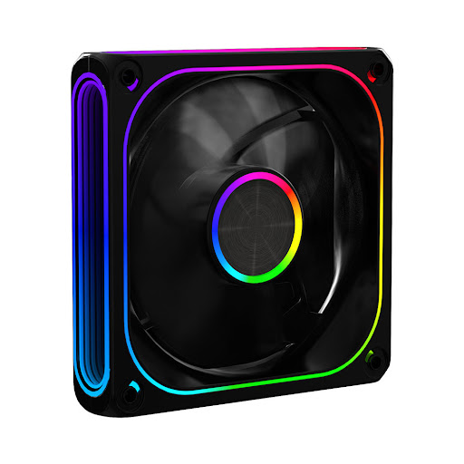 Fan Case molex MAGIC FC-04 RGB  - Đen, gió thuận / gió ngược