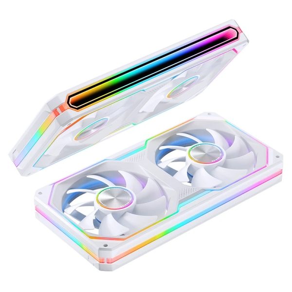 Fan case JONSBO XA-240WR - White, ngược