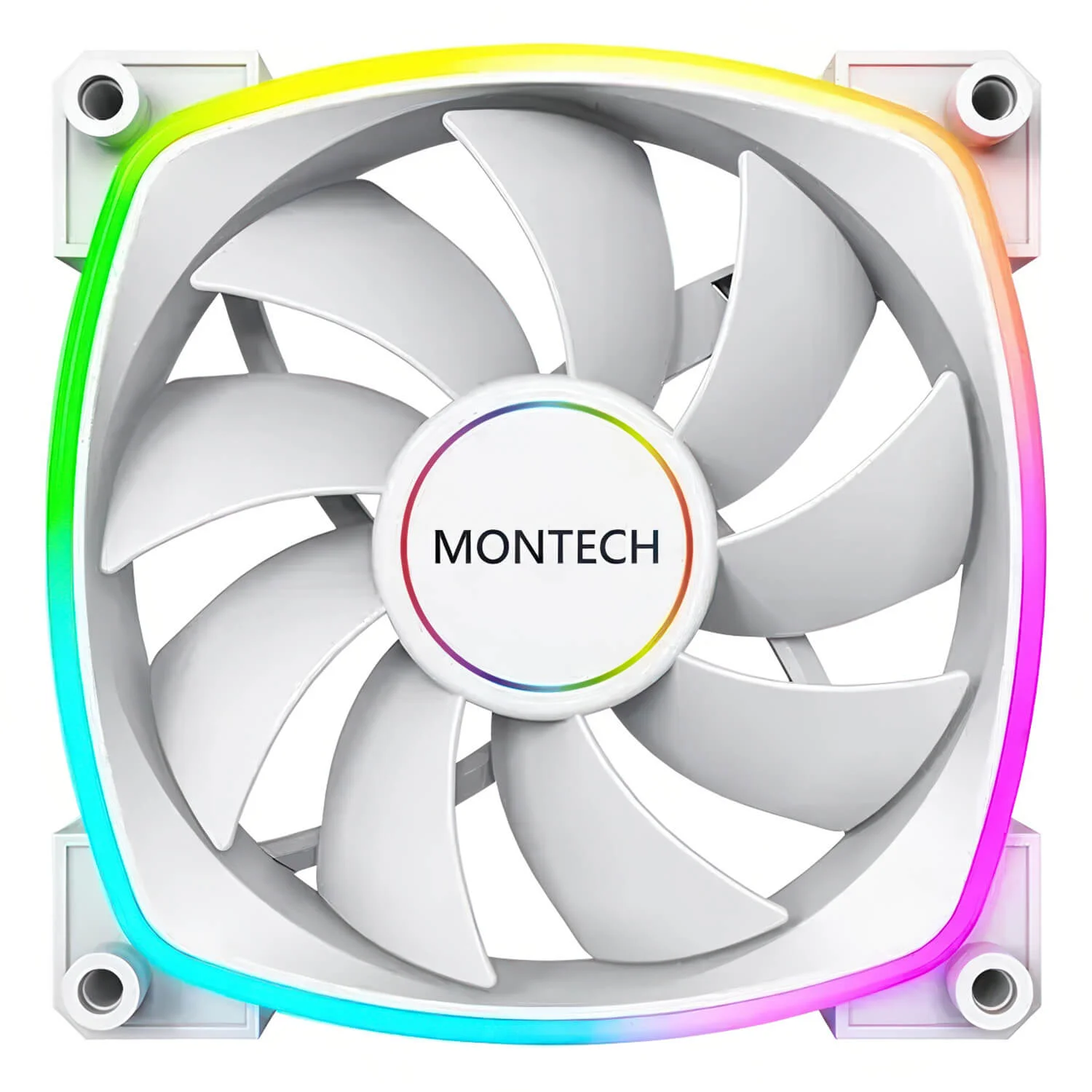 Fan case Montech AX140 PWM (White) - 140mm ARGB LED