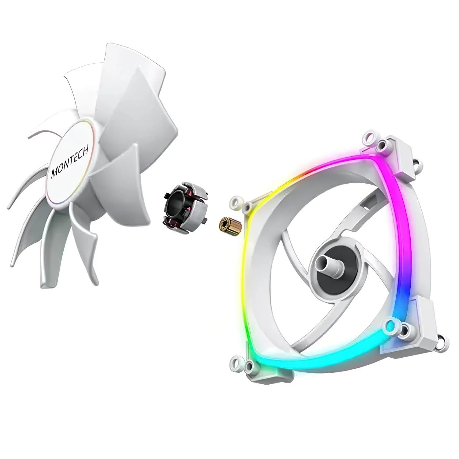 Fan case Montech AX140 PWM (White) - 140mm ARGB LED - ảnh 6