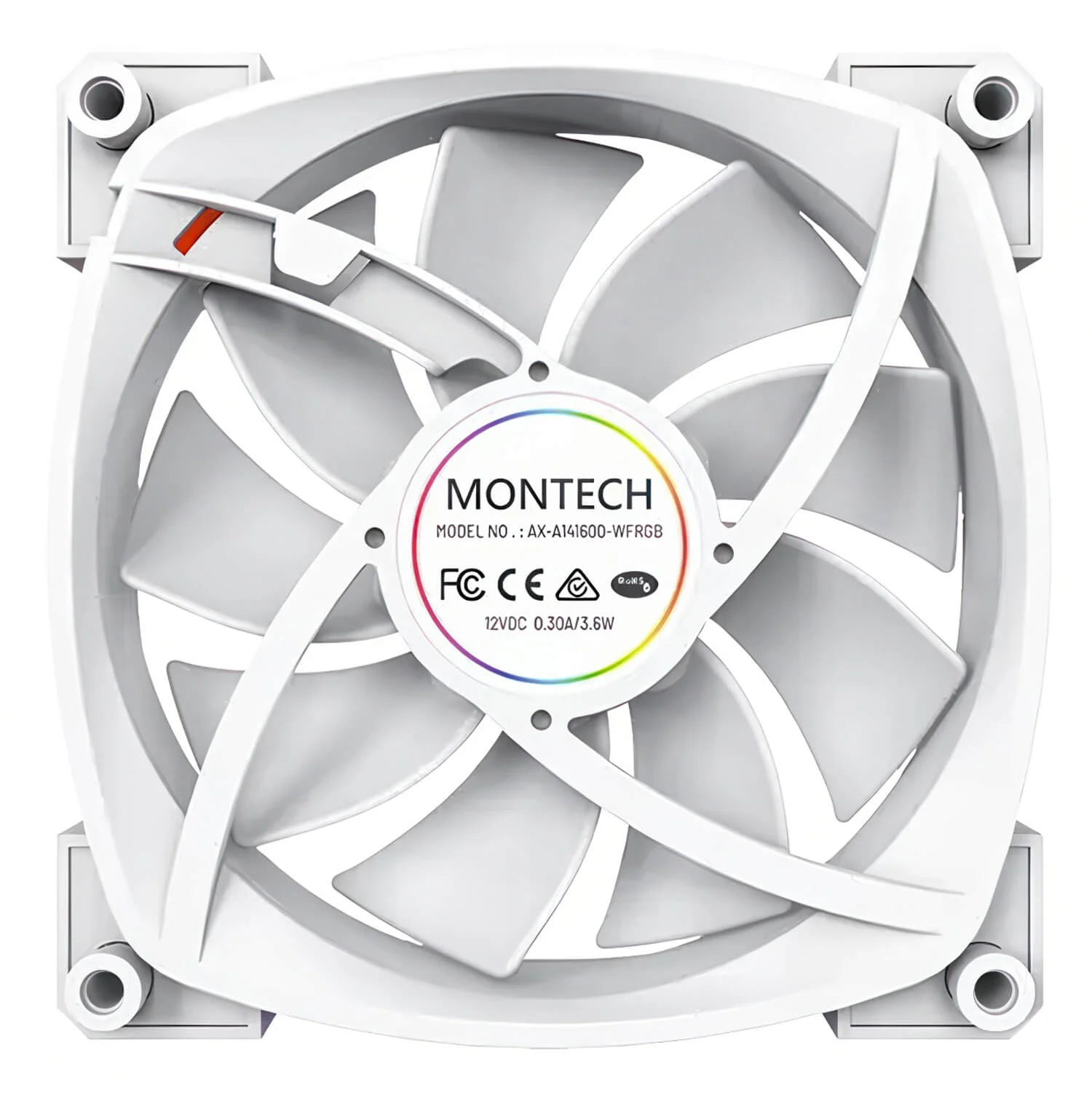 Fan case Montech AX140 PWM (White) - 140mm ARGB LED - ảnh 5