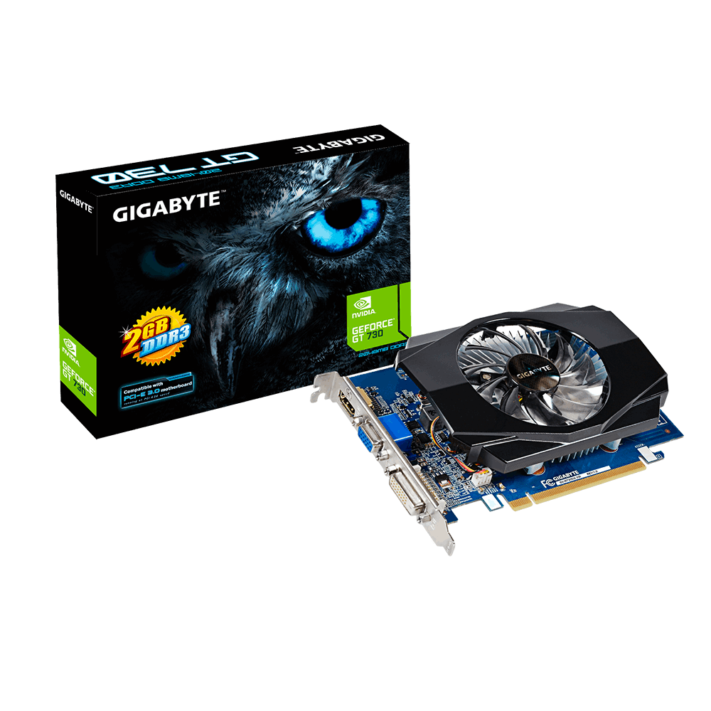 Gigabyte GeForce GT 730 2GB (GV-N730D3-2GI) QSD