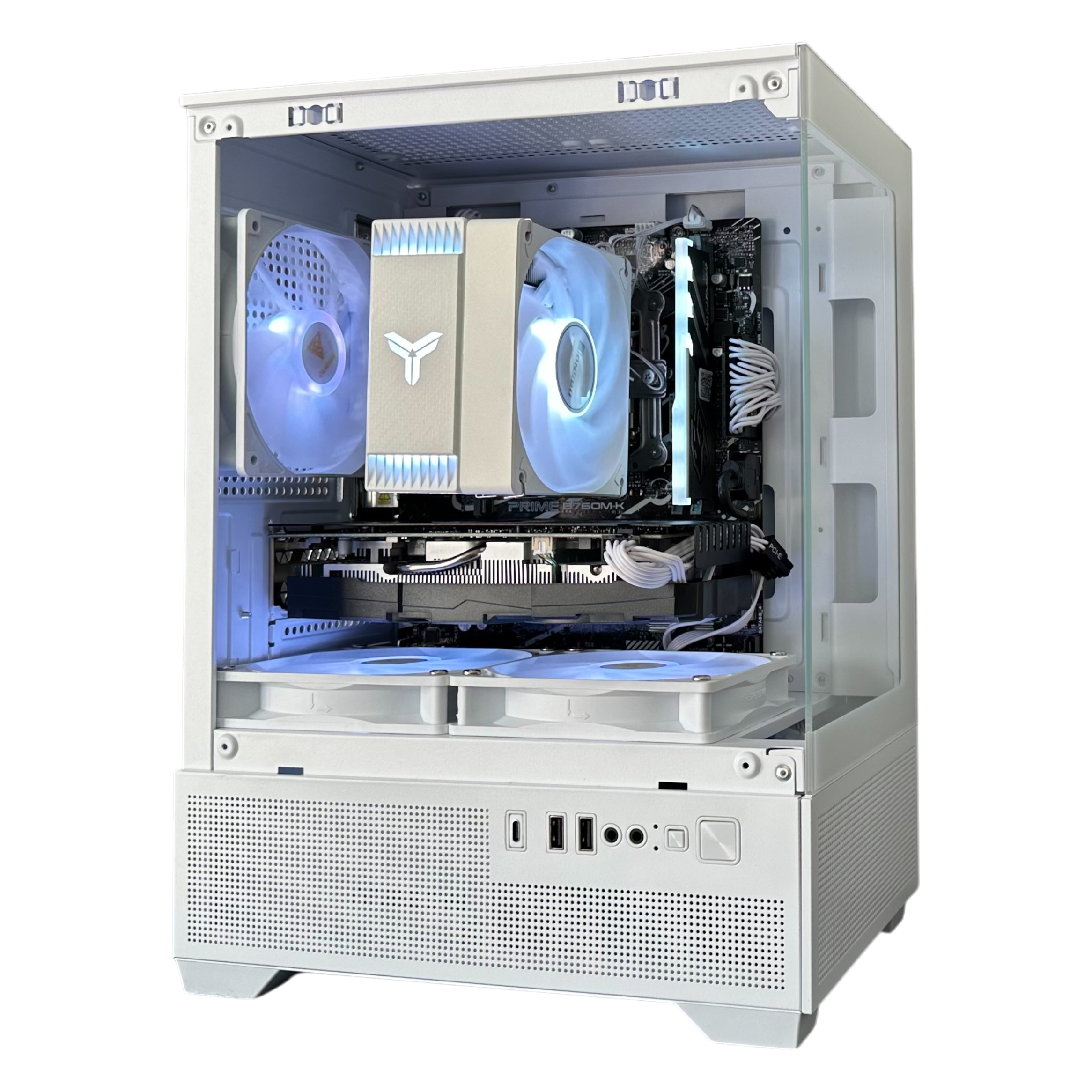 PC Gaming HMPC Aura 2 | Intel Core I5 12400F \ GTX 1660 Super NEW \ B760 \ RAM 16GB 6000Mhz \ SSD 512GB