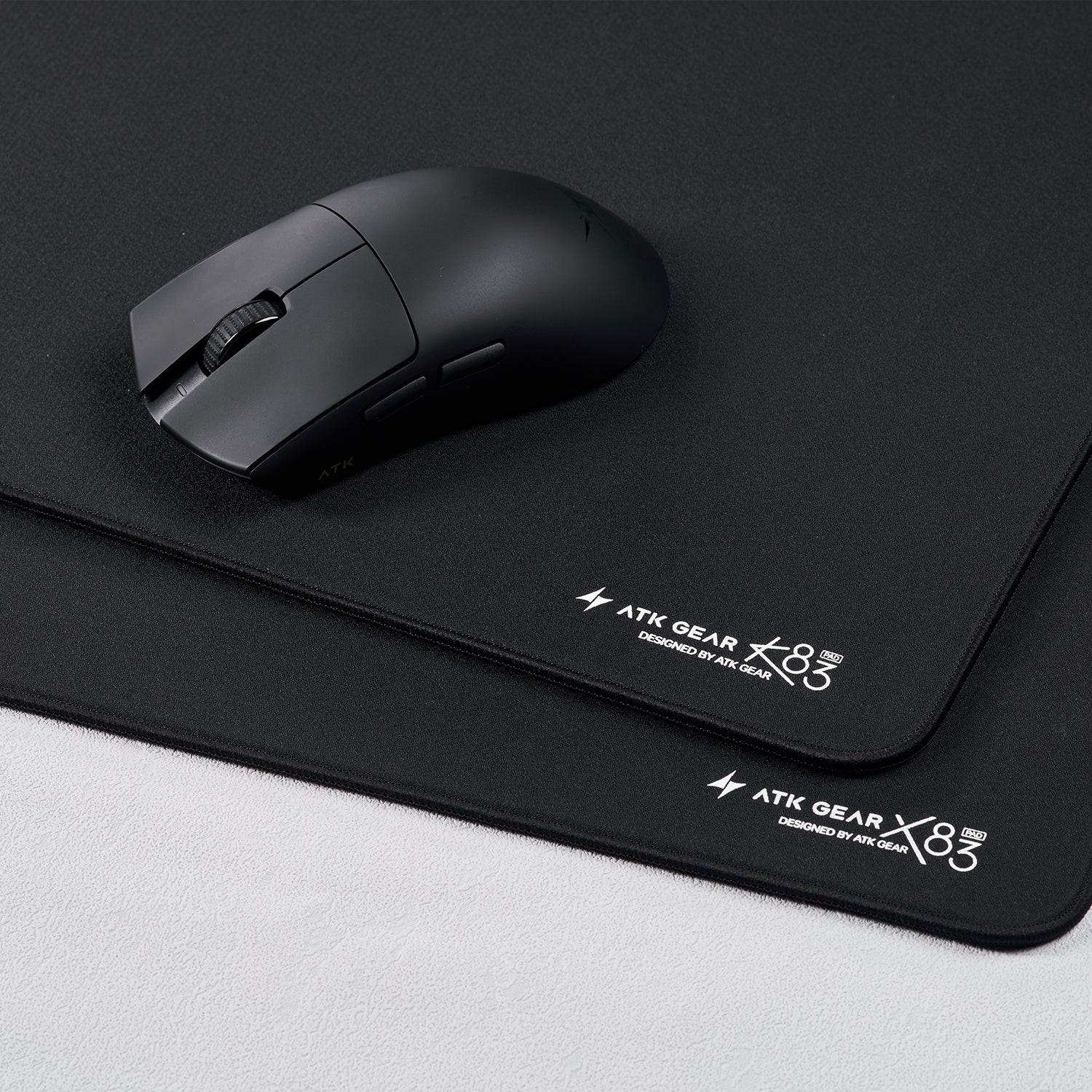Lót chuột Gaming ATK X83 | 490 x 420 x 4mm, XSoft, Poron Polyurethane, Đen