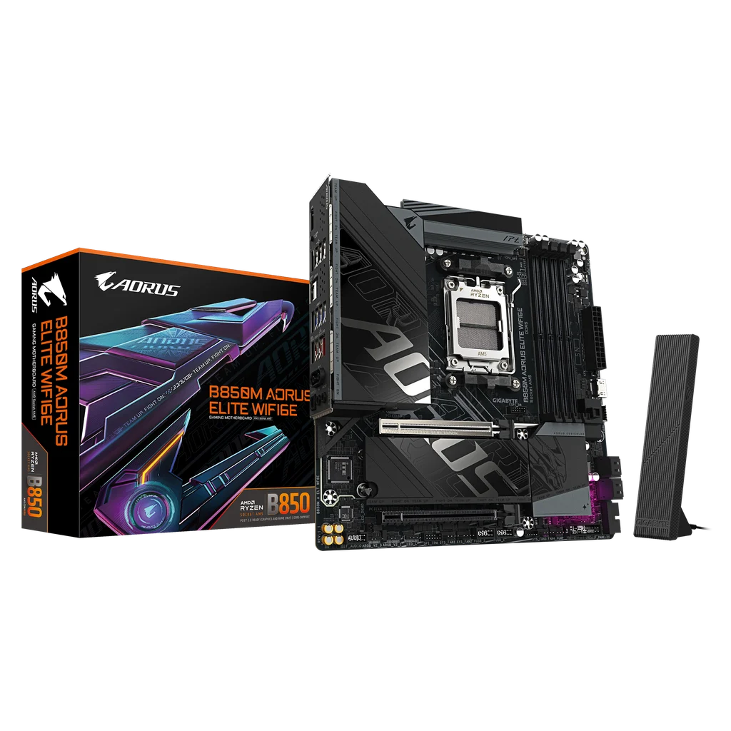 Mainboard Gigabyte B850M AORUS Elite Wifi DDR5 | AM5, mATX, 4 khe RAM