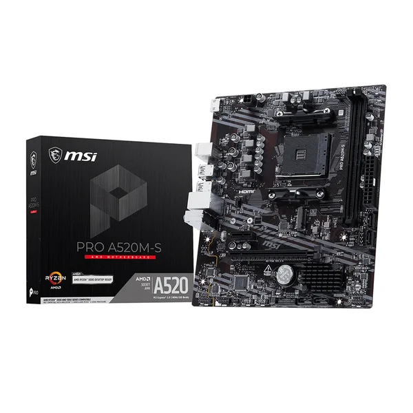 Mainboard MSI PRO A520M-S | AMD A520, AM4, 2 khe DDR4, PCIe 3.0 - ảnh 6