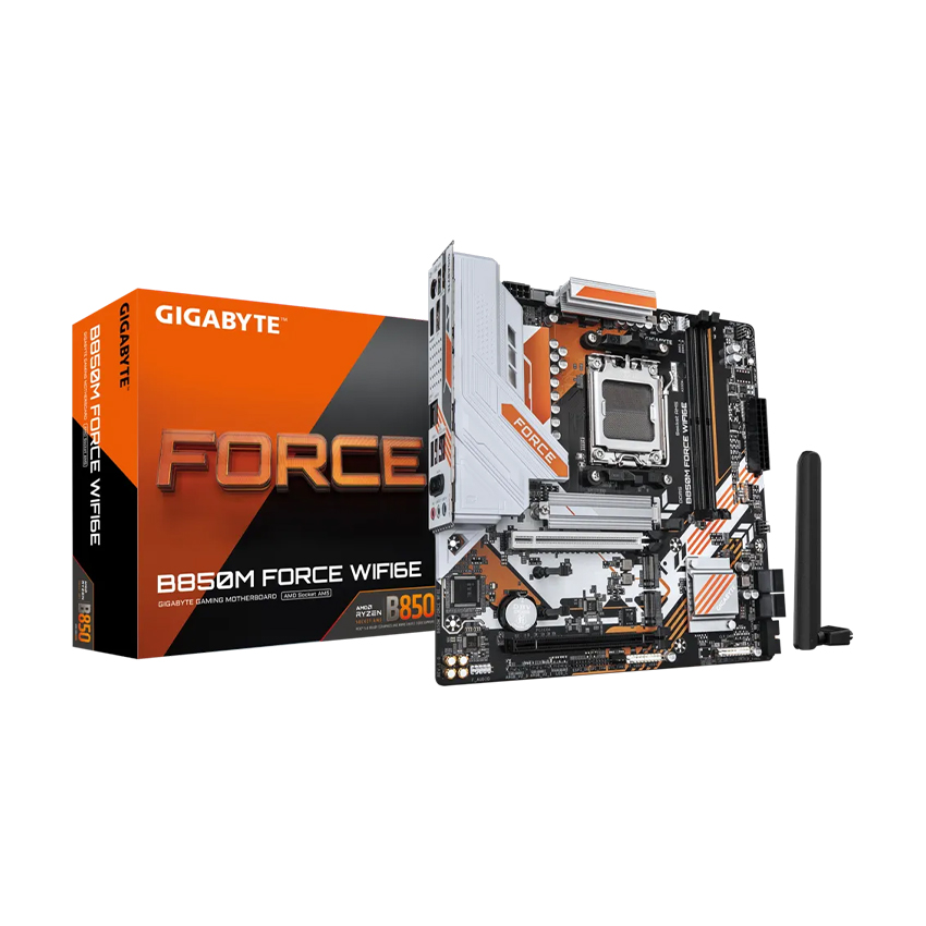 Mainboard Gigabyte B850M FORCE WIFI6E (AMD B850, Socket AM5, M-ATX, 2x DDR5 128GB)
