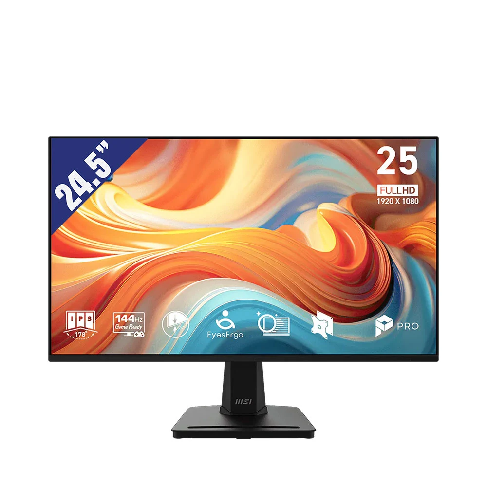Màn hình MSI Pro MP251 E14L | 24.5 inch, FHD, IPS, 144Hz, 1ms QSD
