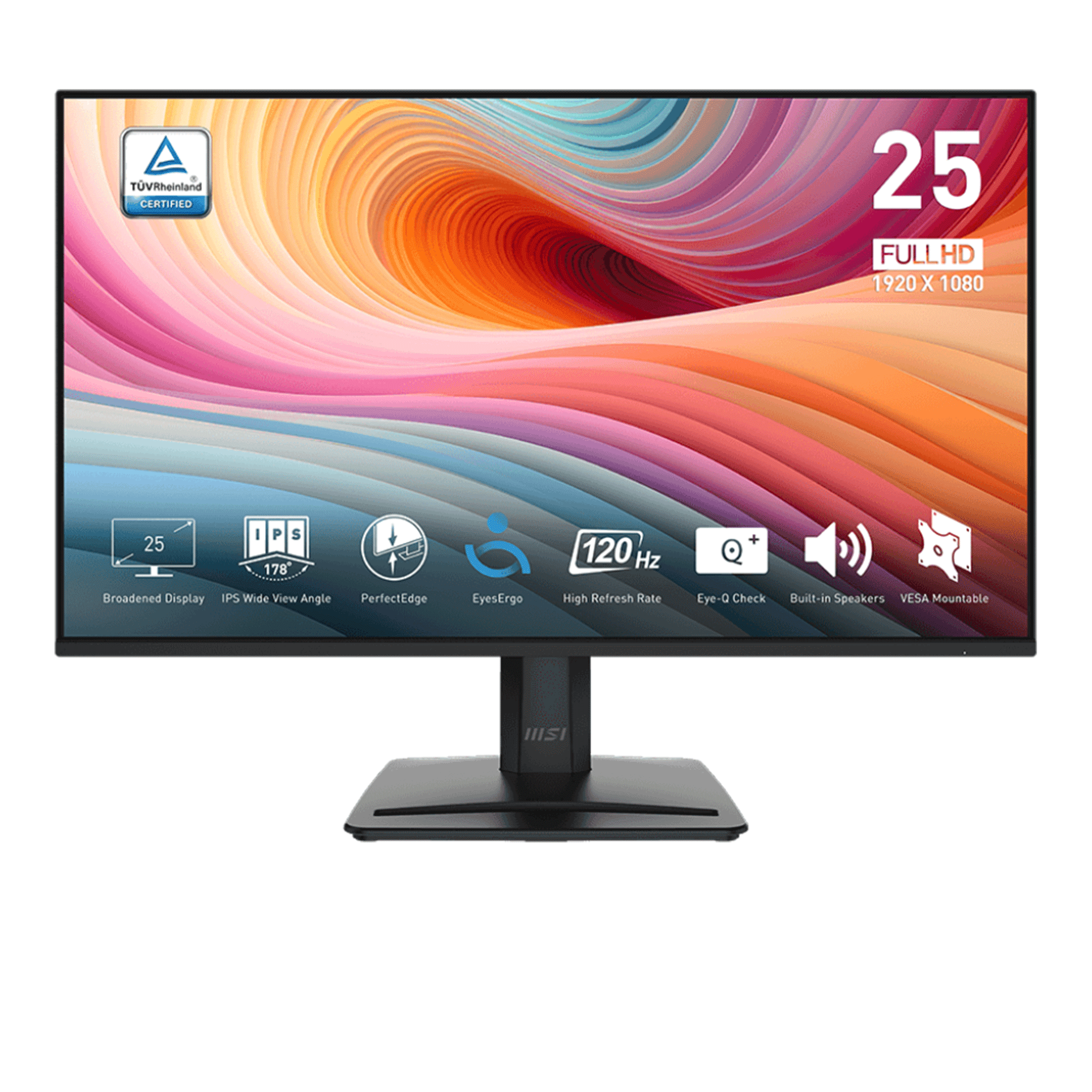 Màn hình MSI Pro MP251 E2 | 24.5 inch, Full HD, IPS, 120Hz, 1ms, phẳng QSD