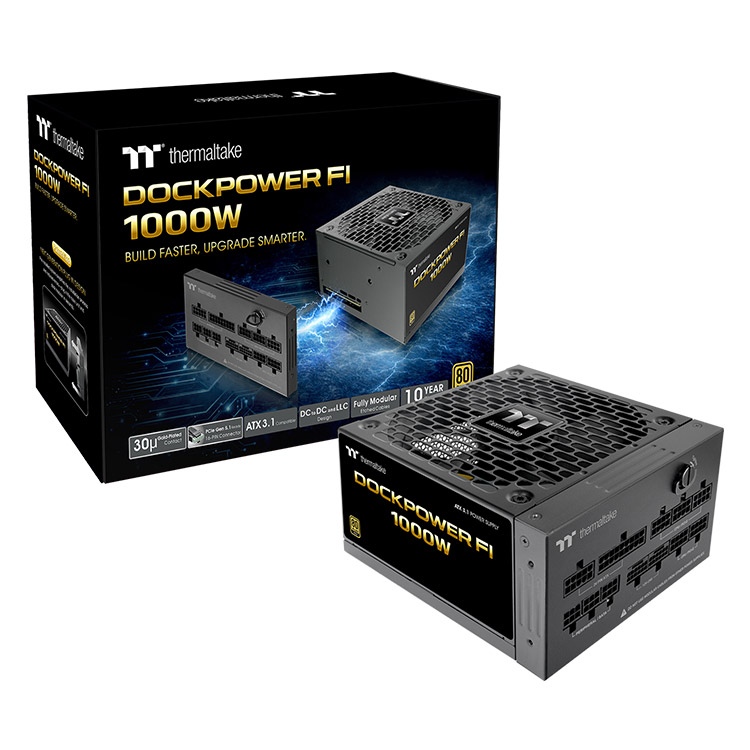 Nguồn Máy Tính – PSU Thermaltake Dockpower FI 1000W 80 Plus Gold ATX 3.1