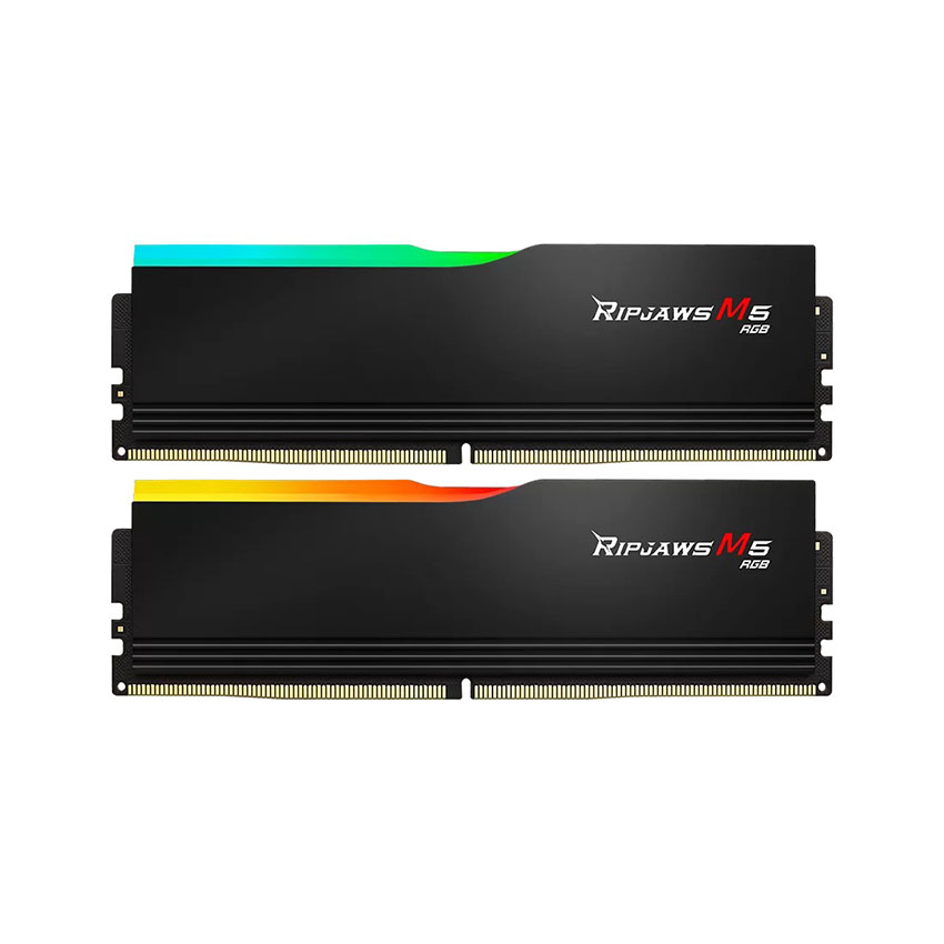 RAM PC G.SKILL Ripjaws M5 32GB RGB DDR5 Black | (2x16GB), 6400MHz, Intel/AMD F5-6400J3648F16GX2-RM5RK QSD - ảnh sản phẩm tại HMPC Store