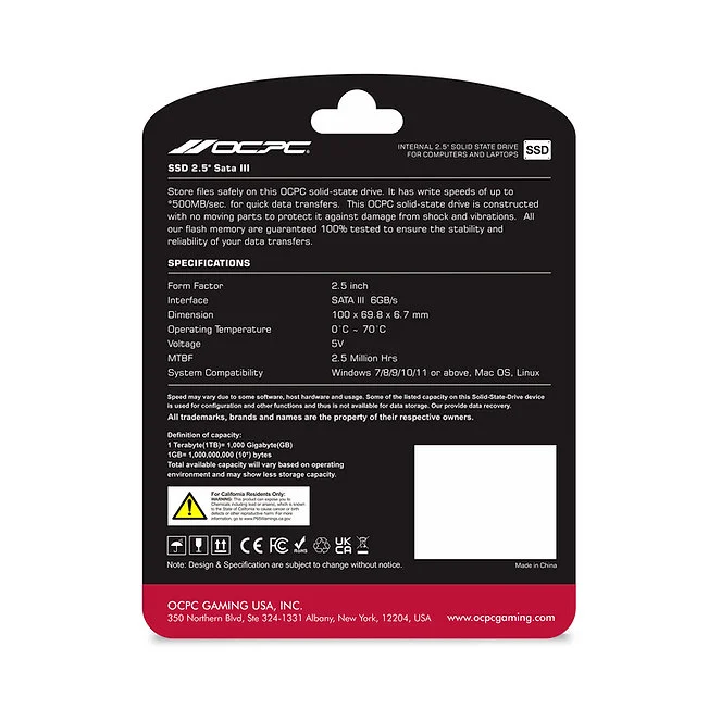 Ổ cứng SSD OCPC XTL-200 256GB (SSD25S3T256GLT) | SATA III, 2.5 inch, Đọc 500MB/s, Ghi 420MB/s - ảnh 4