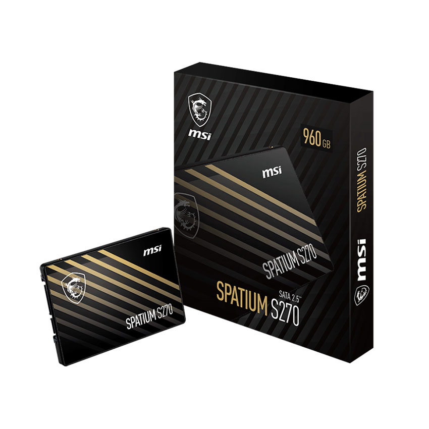 SSD MSI SPATIUM S270 240GB 2.5-Inch SATA III SPATIUM-S270-240GB QSD. - ảnh sản phẩm tại HMPC Store