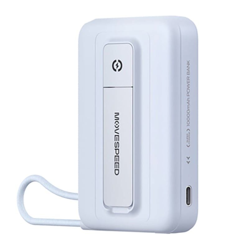 Sạc dự phòng từ tính Movespeed MSP16 22.5W | 10000mAh | Đế dựng | Tích hợp Type C | Blue