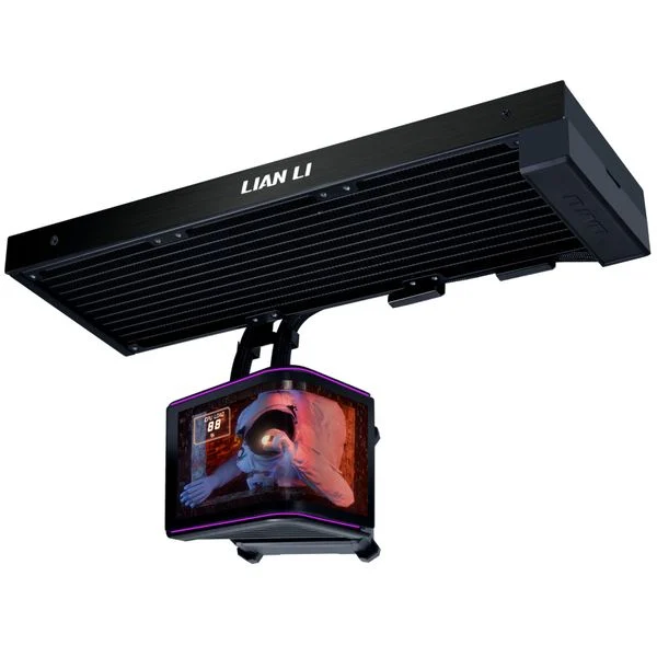 Tản nhiệt nước Lian Li AIO HydroShift II OLED Curved 360FL - BLACK (KHÔNG KÈM QUẠT)