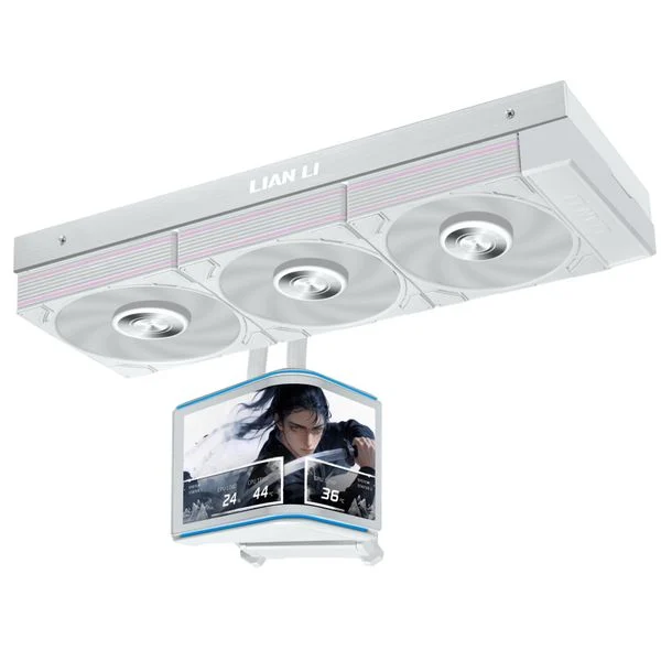 Tản nhiệt nước Lian LI AIO HydroShift II OLED Curved 360P28 - WHITE