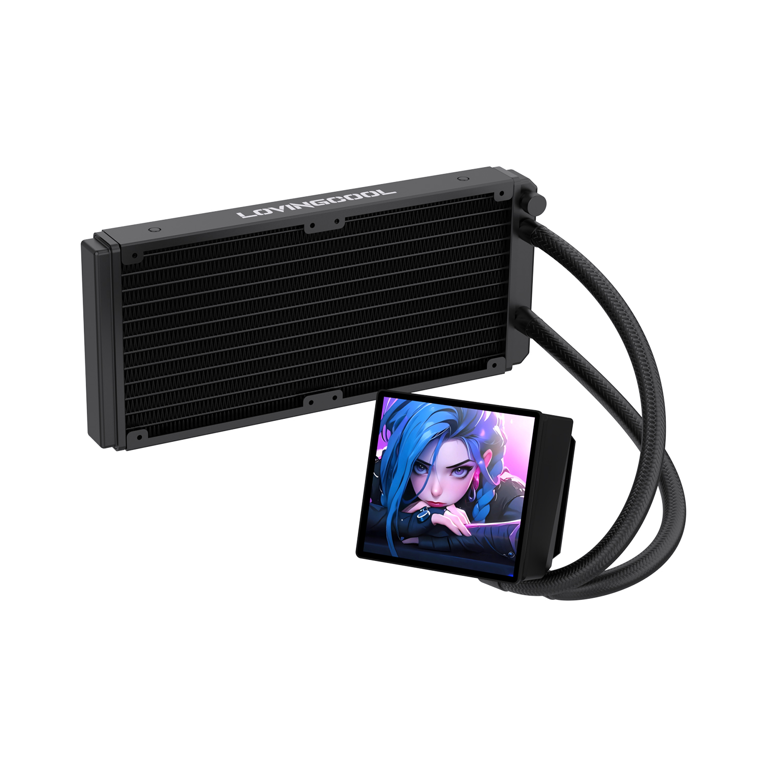 Tản nhiệt nước AIO LovingCool DP01- 240 - Không fan