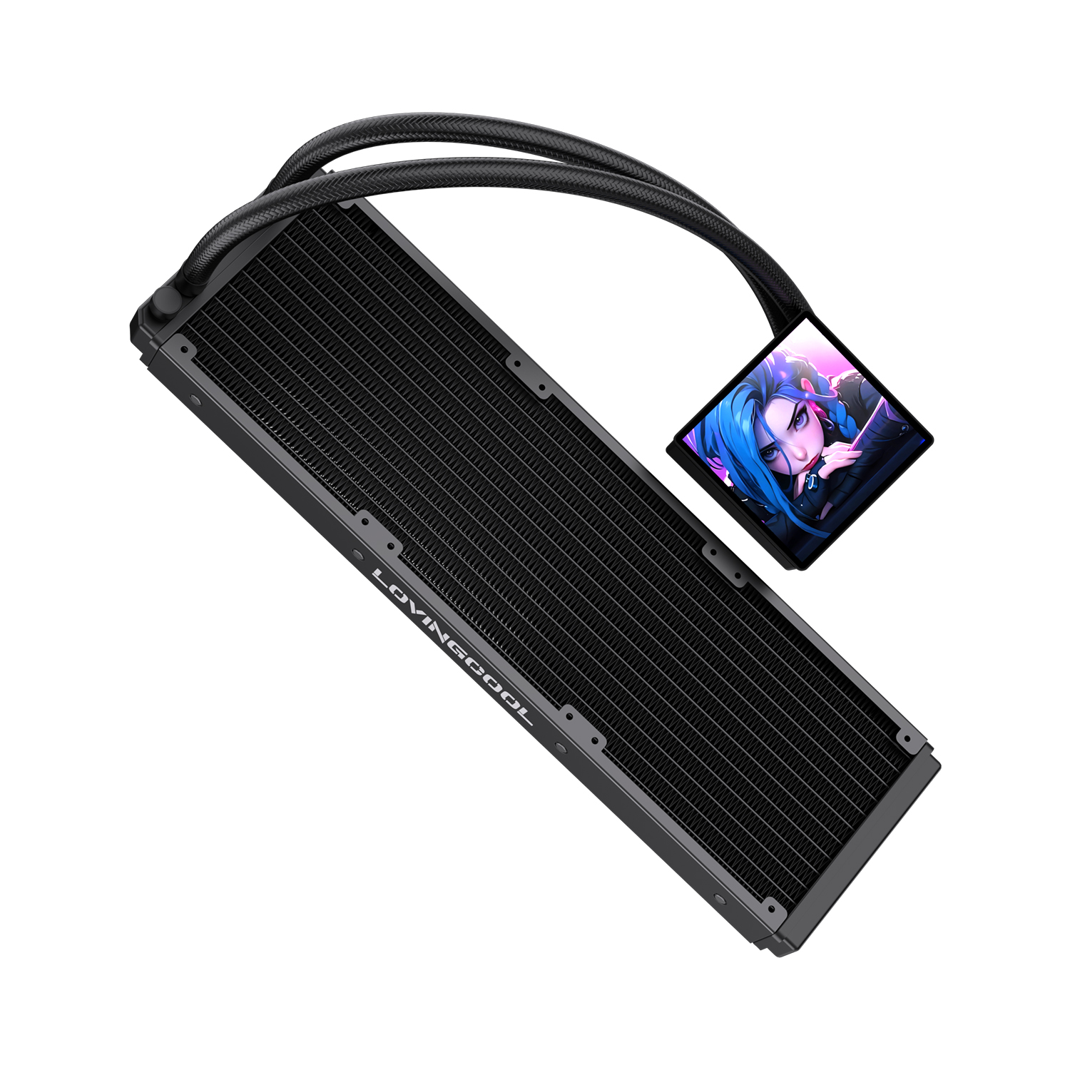 Tản nhiệt nước AIO LovingCool DP01- 360 - Đen - Không fan