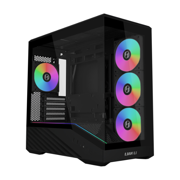 Thùng máy Case Lian Li Vector V100R Mini (V100MIX) | Mini Tower, Kèm 4 fan ARGB, Đen